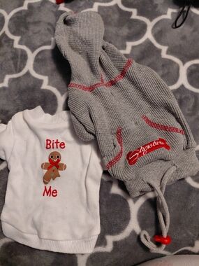 Signature Doggie Hoodie & Bite Me Shirt